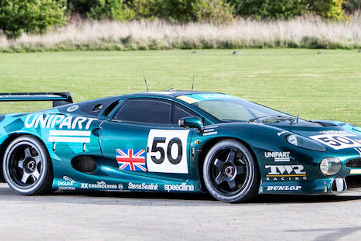 Le Mans winning 1993 Jaguar XJ220C Competition Coupe on offer at Bonhams